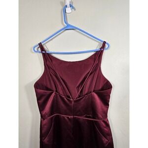Sorella Vita Formal‎ Dress Sleeveless Maxi Gown Bridesmaid Burgundy 14